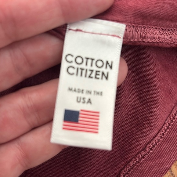 Cotton Citizen Classic Crew Neck Vintage Brick Men's Size small NWT unisex - Picture 3 of 7